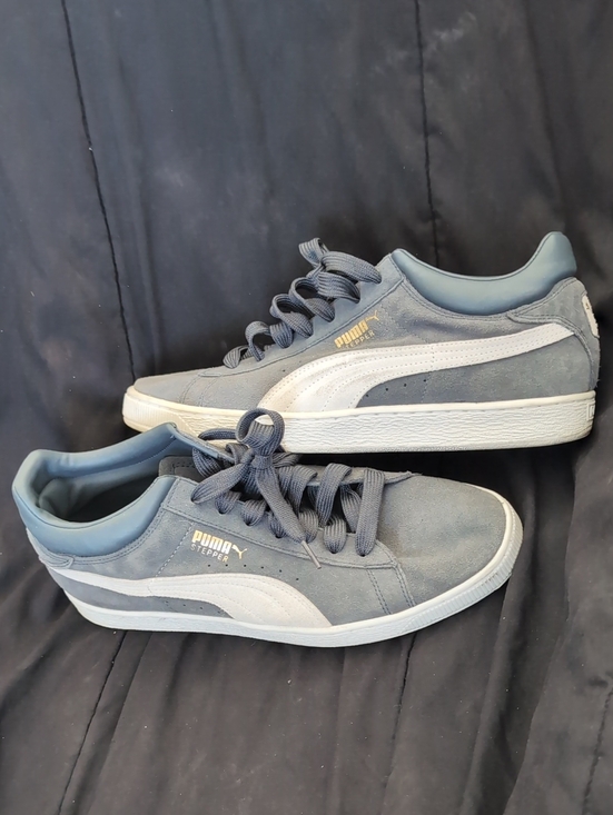 Puma Other - Puma Men's Slate Gray Suede Sneakers with White Rubber Soles
